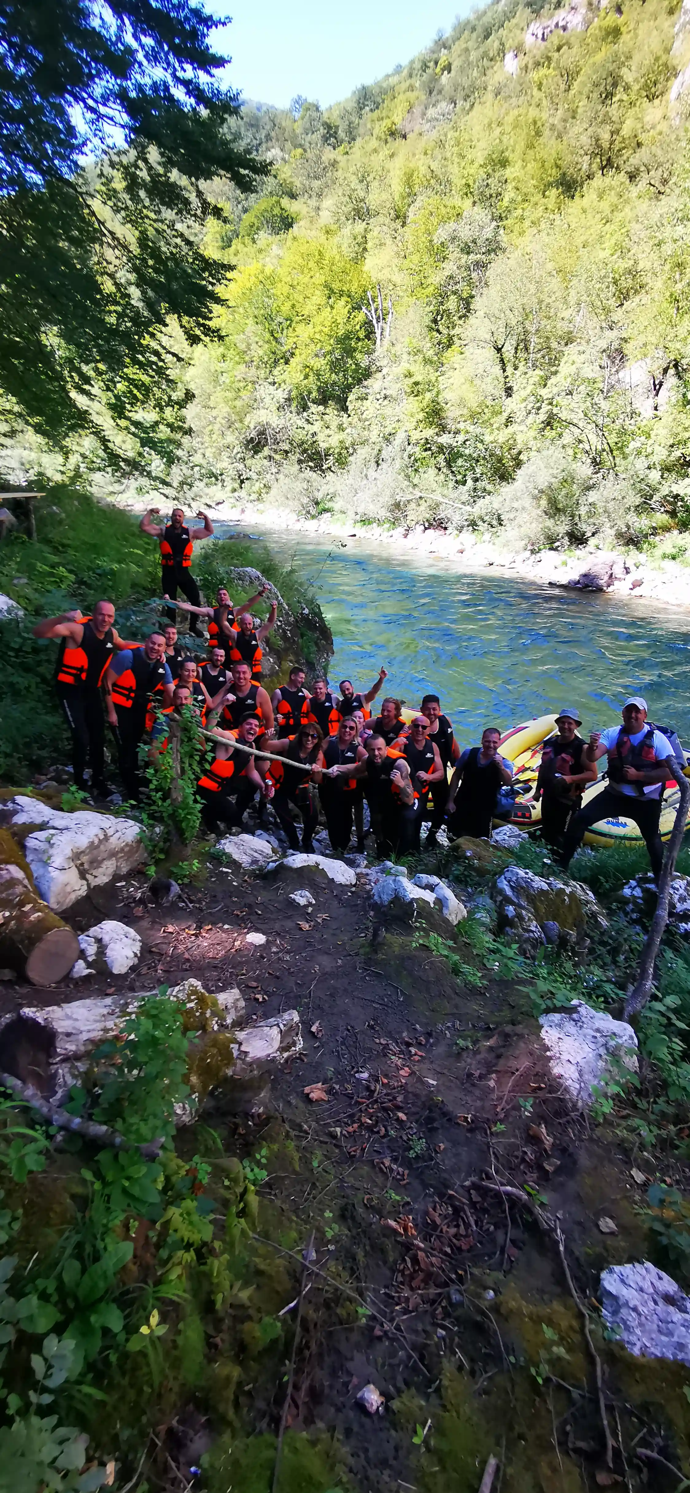 Rafting Tara team